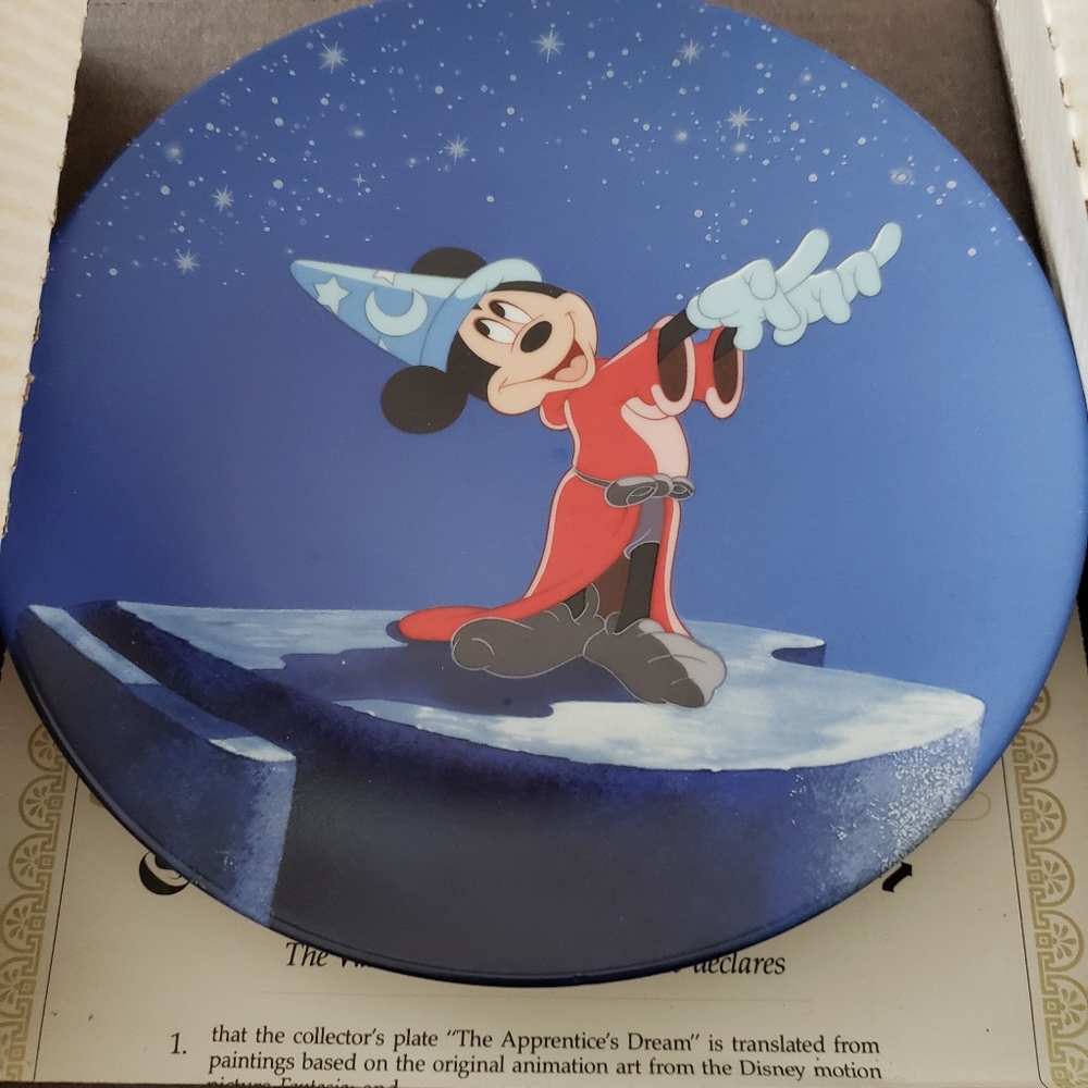 Collectable Disney Fantasia Plate